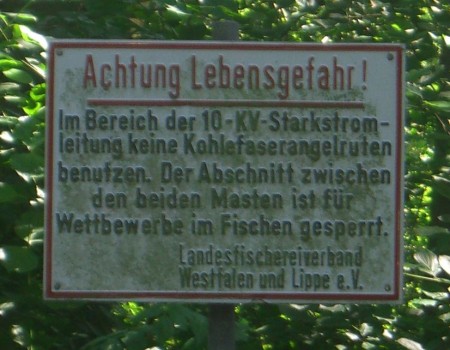 Lebensgefahr für Angler