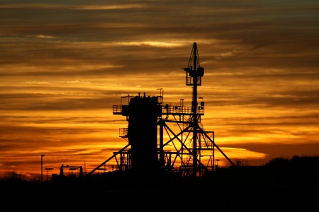 Sonnenuntergang am Gersteinwerk