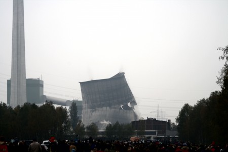 Sprengung Kühlturm Castrop Rauxel