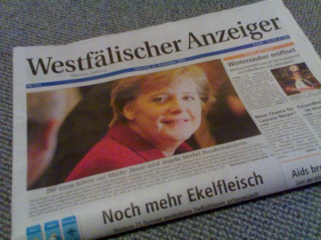 Westfälischer Anzeiger - Titel - 22.11.2005