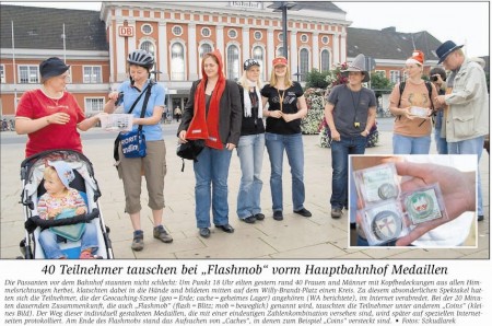 Geocaching Flashmob Hamm