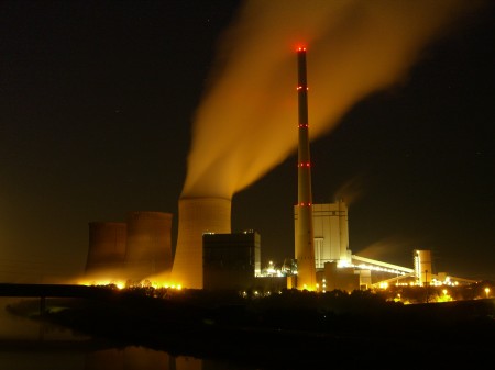 Gersteinwerk bei Nacht