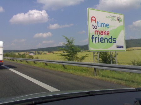 Stau A2 Schild